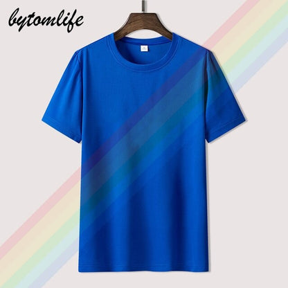 Daily Science Print Cotton Casual Men's T-Shirt