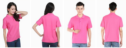 Custom Cotton Polo T-Shirt with Print Logo