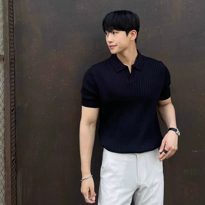 Men's Slim Fit Summer Polo Shirt