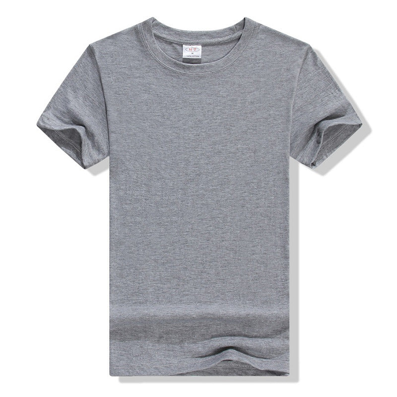 Custom Cotton Logo T-Shirt with Embroidery Design