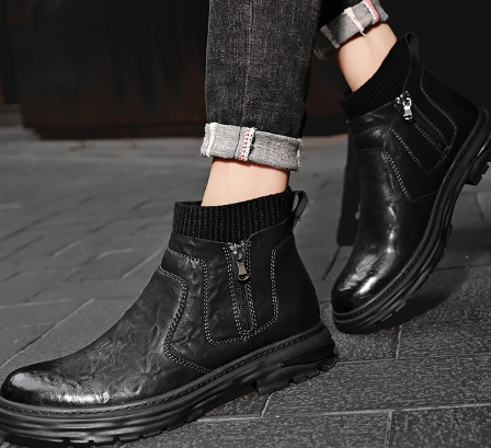 Men's Port Workwear Martin Boots with Socks