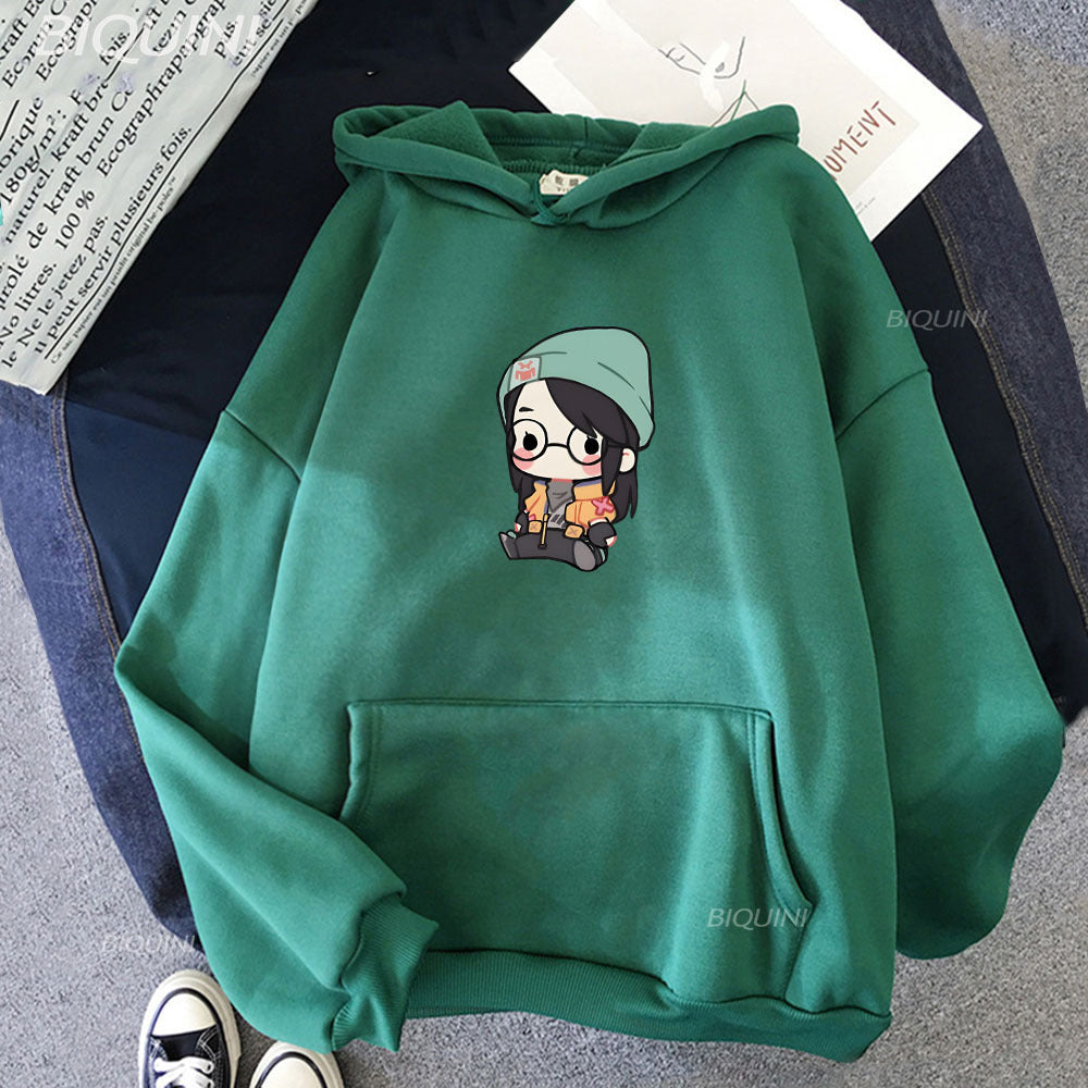 Oversized VALORANT Graphic Hoodies for Teens