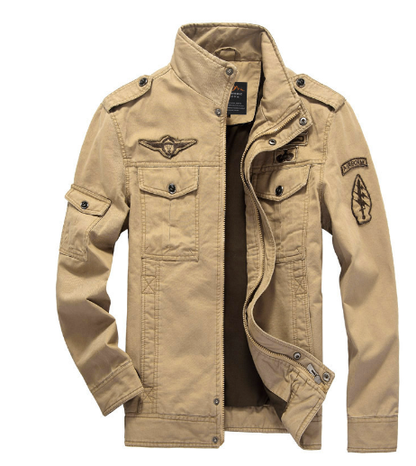 Plus Size Men's Cotton Washable Workwear Jacket