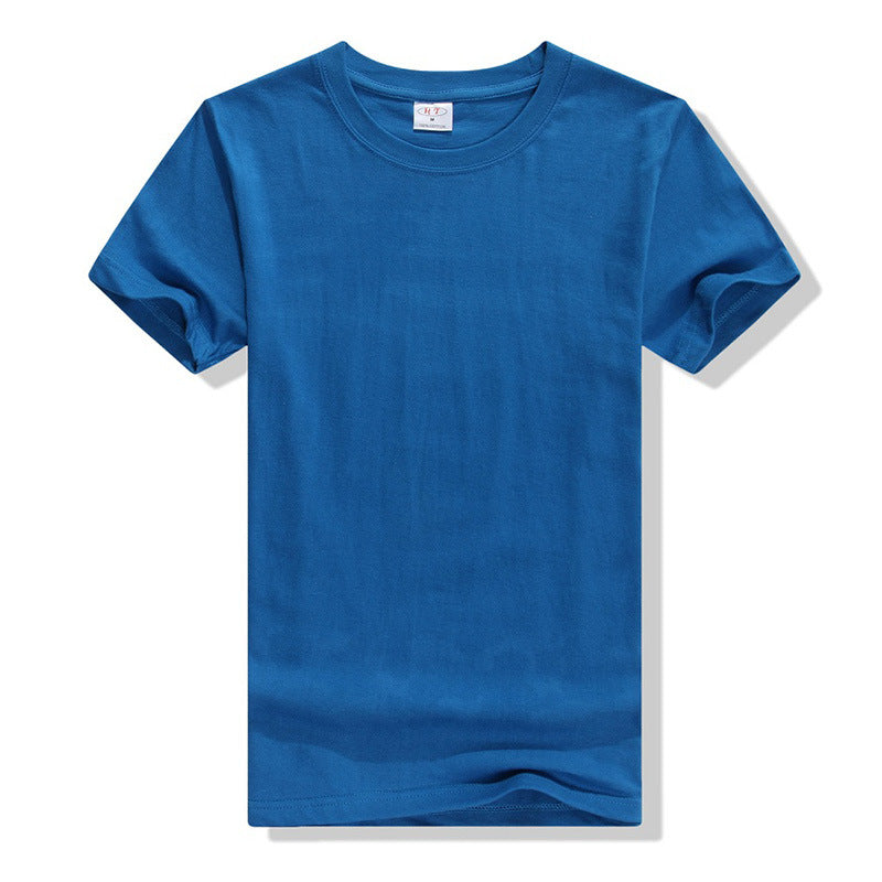 Custom Cotton Logo T-Shirt with Embroidery Design