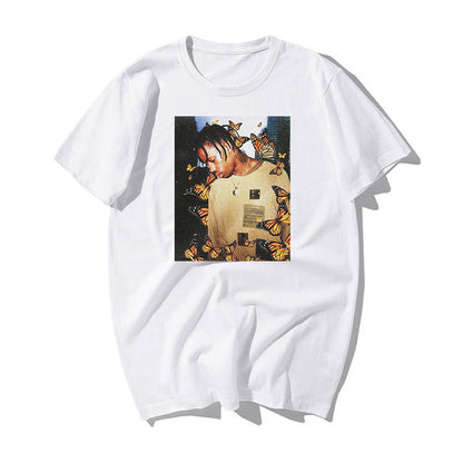 Custom Printed Short Sleeve Round Neck T-Shirt