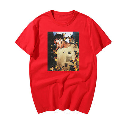 Custom Printed Short Sleeve Round Neck T-Shirt