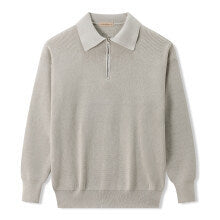 Men's Long Sleeve Polo Sweater