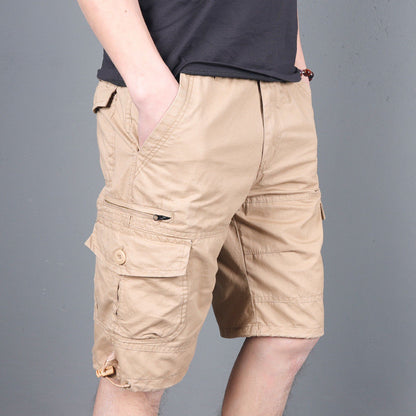 Plus Size Loose Fit Cropped Workwear Trousers