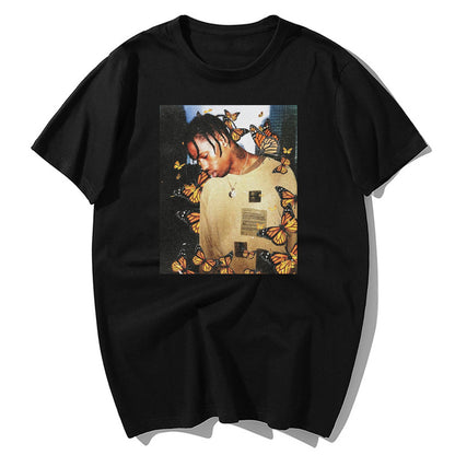 Custom Printed Short Sleeve Round Neck T-Shirt