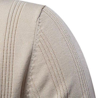 Men's Vintage Ribbed Polo Shirt (Single Piece)