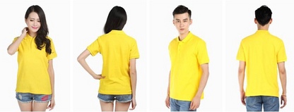 Custom Cotton Polo T-Shirt with Print Logo