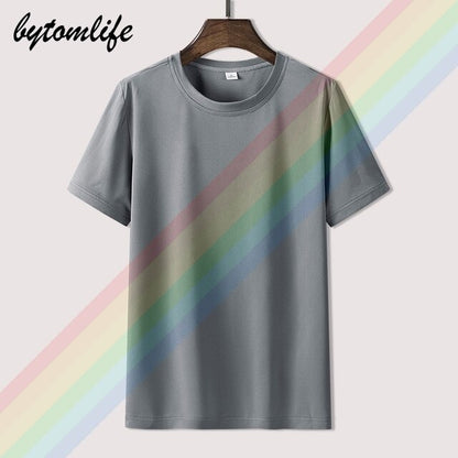 Daily Science Print Cotton Casual Men's T-Shirt