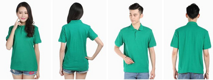 Custom Cotton Polo T-Shirt with Print Logo