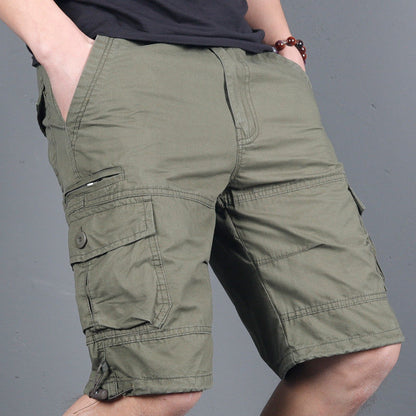 Plus Size Loose Fit Cropped Workwear Trousers