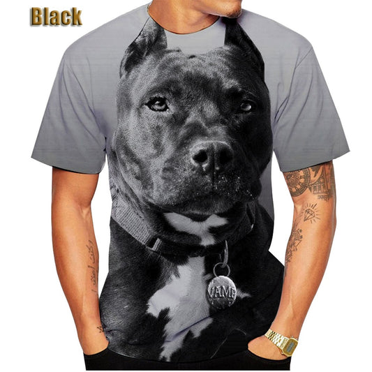 Custom Printed Casual Men's T-shirt in Polyester