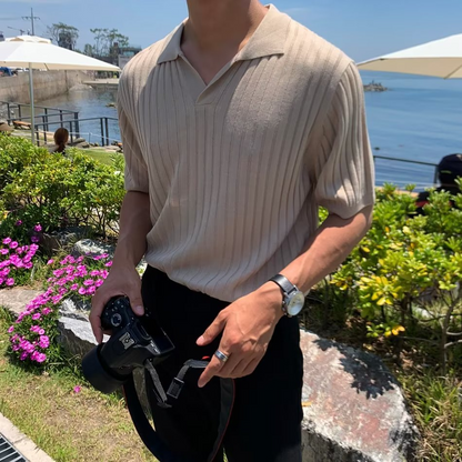 Men's Slim Fit Summer Polo Shirt