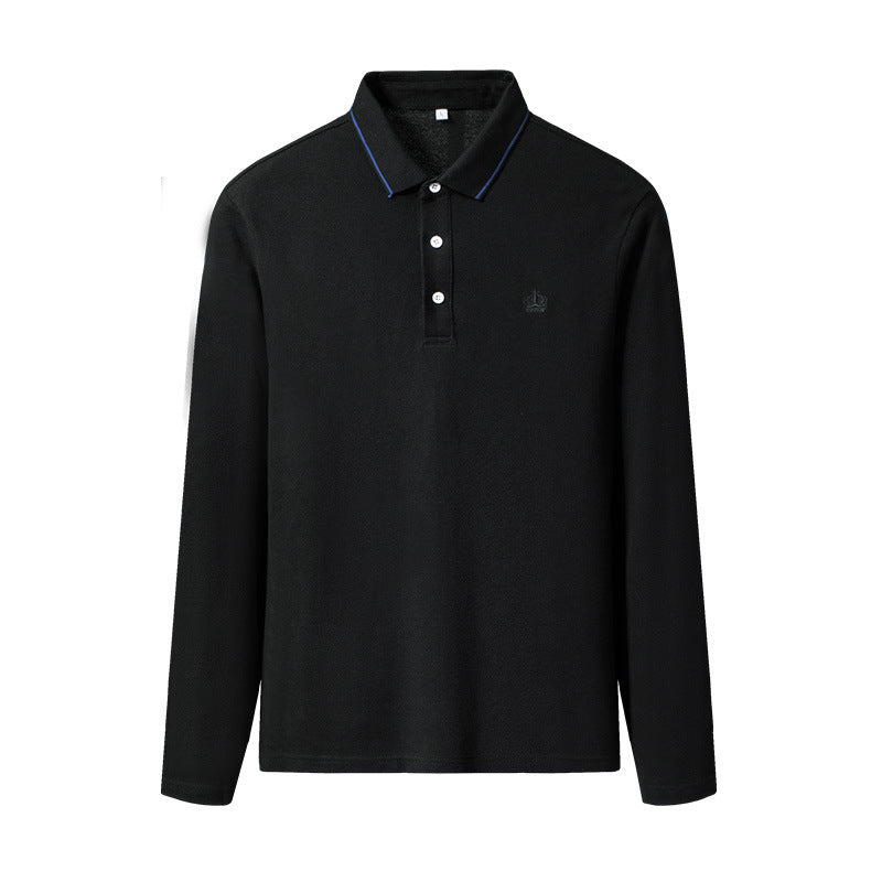 Slim Fit Long Sleeve Polo Shirt