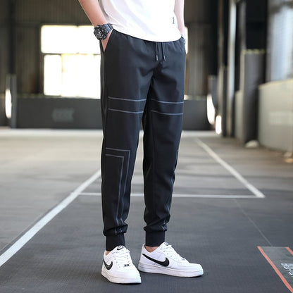 Ankle-Length Loose Casual Workwear Trousers