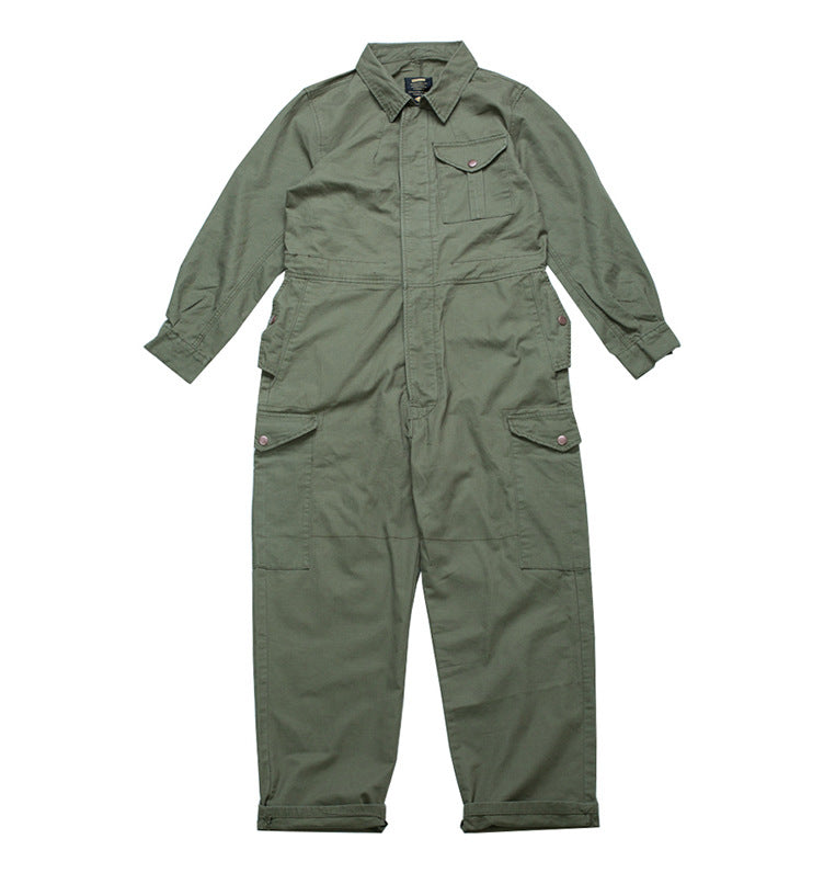 Men's Multi-Pocket Workwear Jumpsuit